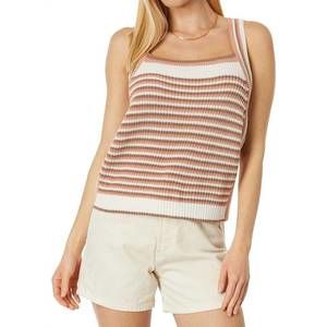 NEW SPLENDID enzo sweater tank in sunset stripe
